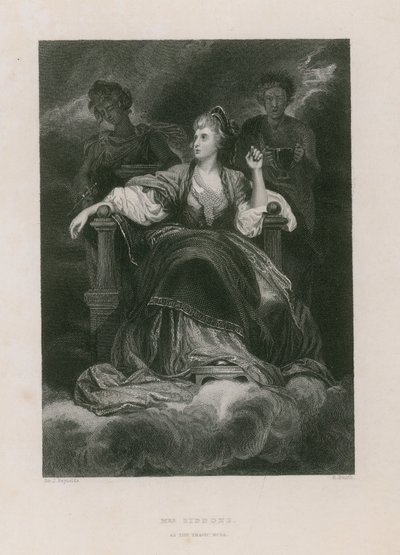 La Sra. Siddons como la Musa trágica de Joshua Reynolds